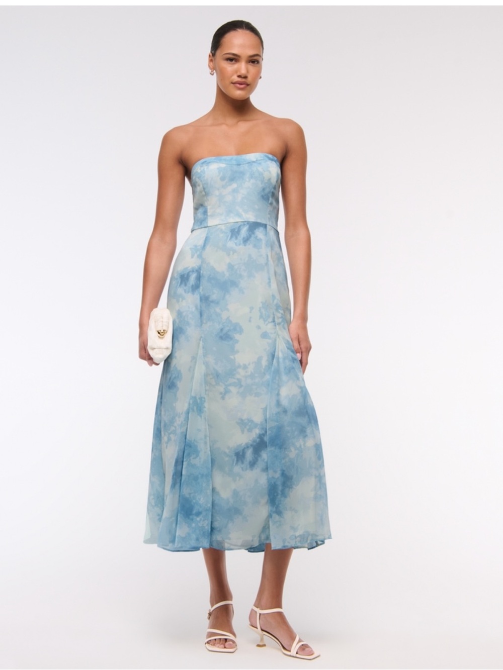 Abercrombie blue midi dress